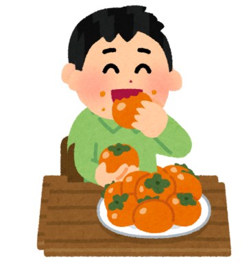 食事している男性