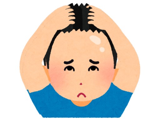 薄毛に悩む男性