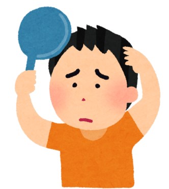 薄毛に悩む男性