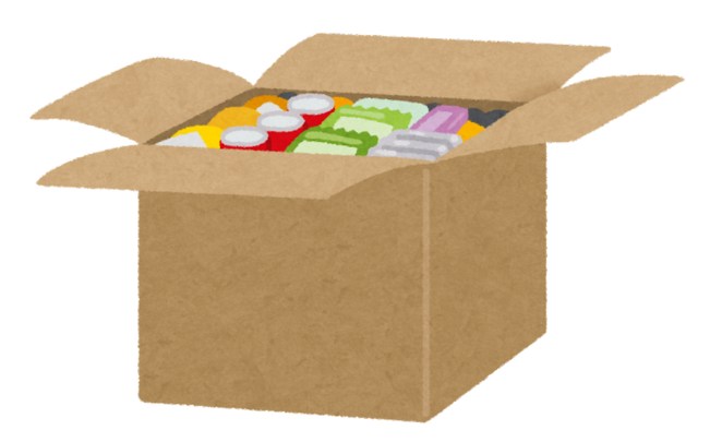 段ボールの荷物